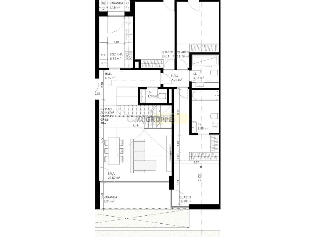 Apartamento T3 à venda em Gafanha da Boa Hora, Vagos — foto 7